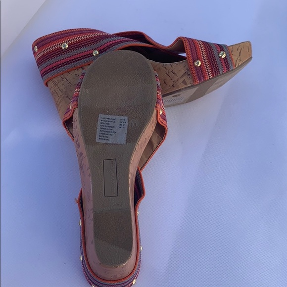 Montego Bay Club wedge elastic straps Sz 10 - Picture 4 of 7